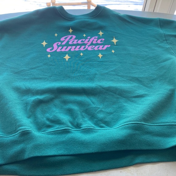 Pacsun pacific sunwesr green crewneck - Picture 1 of 4